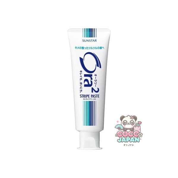 선스타 SUNSTAR Ora2 오라 투 오라 투 스트라이프 페이스트 플라크 제거 140g [치약 의약 부외품]