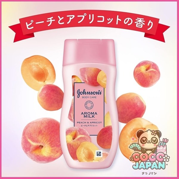 존슨 바디 케어 존슨 바디 케어 라스팅 아로마 우유 200ml 복숭아와 살구 향기 ​​바디 크림 바디 밀크 로션 보습