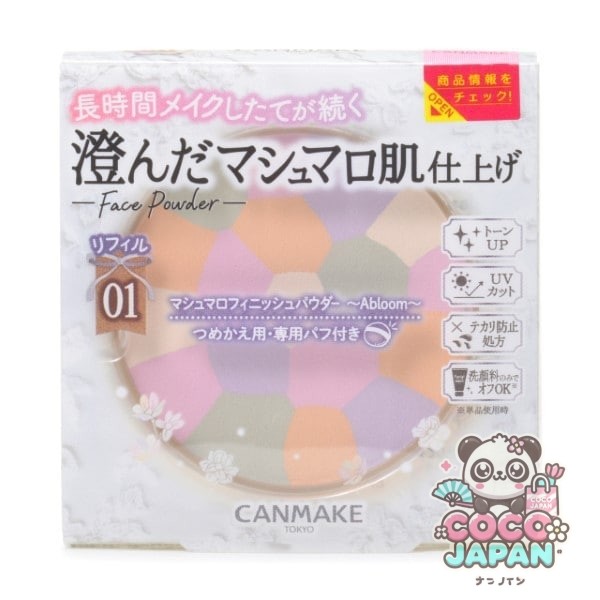 캔 메이크 CANMAKE 마시멜로 피니쉬 파우더 ～Abloom～ 리필 01 디아레스트 부케 [마무리용 파우더]