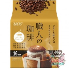 UCC 유시씨 장인의 커피 원드립 커피 비터인 맛의 클래식 블렌드 (7g×16봉)