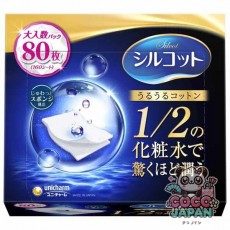 시루콧토 우루 코튼 80장입 [화장용 코튼]
