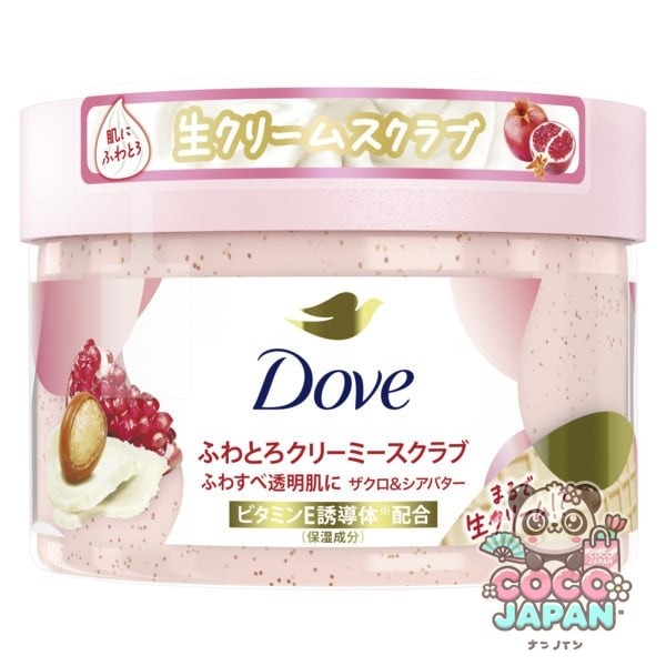 도브 Dave 크림 스크럽 석류 및 시어 버터 298g 바디스크럽