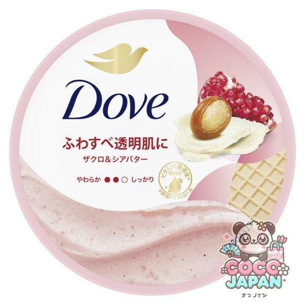 도브 Dave 크림 스크럽 석류 및 시어 버터 298g 바디스크럽