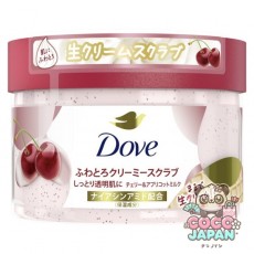 도브 Dave 크리미 스크럽 체리 & 살구 우유 298g 바디스크럽