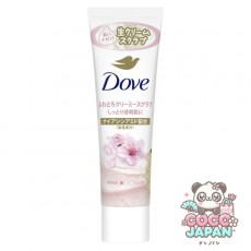 도브 Dave 푹신한 크리미 스크럽 사쿠라 & 사향 튜브 50g 바디스크럽