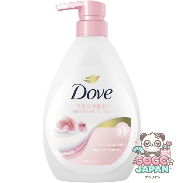 도브 Dave 바디 워시 복숭아 & 스위트 피 펌프 470g 바디워시