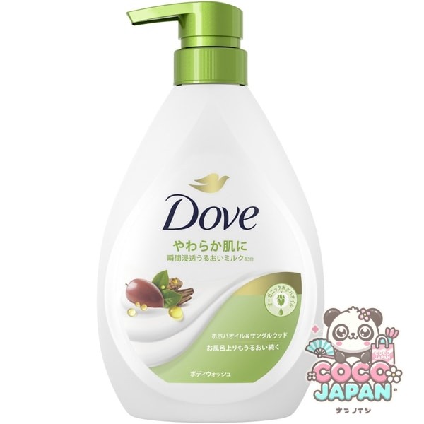도브 Dave 바디 워시 호호바 오일 및 샌들 우드 펌프 바디워시