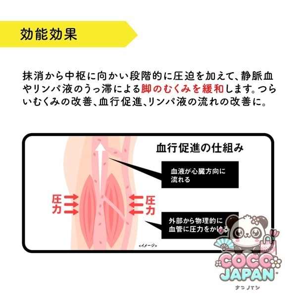 mediqtto 메디큐트 메디컬 림프케어 롱 블랙 L사이즈 [탄성 단계 압력 양말 일반 의료기기]