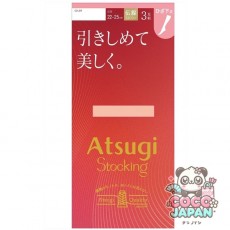 아츠기 ATSUGI  스타킹 당겨 아름답게 무릎 아래 22-25cm 시어 베이지 3 발 FS88023P