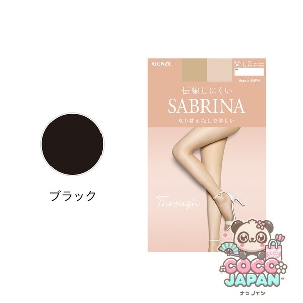 사브리나 SABRINA  (사브리나) 전선하기 어려운 팬티 부분 전환없이 아름다운 스타킹 ML 블랙 SB515M