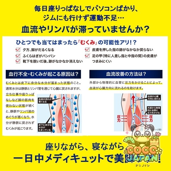 메디큐트 수면압박보정스타킹 라벤더 M