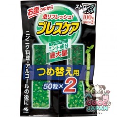 고바야시 브레스케어 리필 스트롱 민트 100알