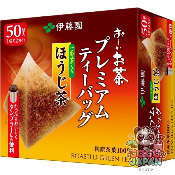 이토엔 오이 차 프리미엄 티백 호지차 1.8g×50봉지 [티백]