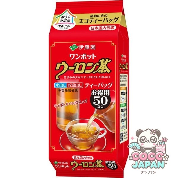 이토엔 원팟 우롱차(에코티백) 4.0 g×50봉지[중국차 티백]