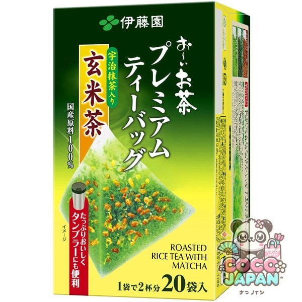 이토엔 오이 차 프리미엄 티백 현미차 2.3g×20봉지 [티백]