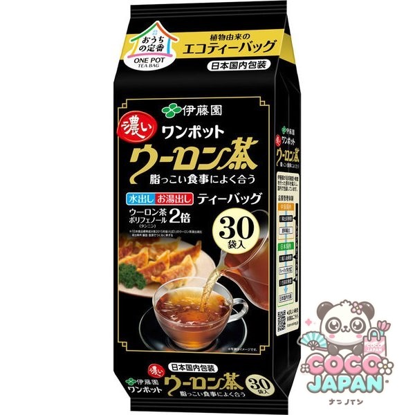 이토엔 원팟 짙은 우롱차(에코 티백) 5.0 g×30봉 [중국차 티백]