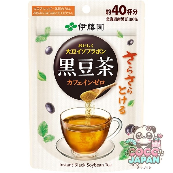 이토엔 さらさら取る 맛있게 간장 이소 플라본 검은 콩 차 분말 32g 카페인 제로 척 봉투 타입 [검은 콩 차 (인스턴트 검은 콩 차)]