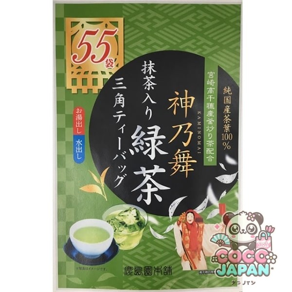 가시마엔 본점 가미노마이 말차 녹차 삼각 티백 2.8g×55포