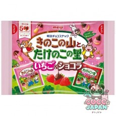 메이지 meiji 버섯 버섯 딸기 & 초콜릿 92g