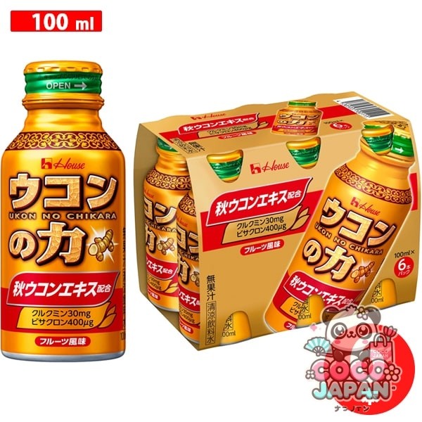하우스 웰니스 푸즈 우콘의 힘 우콘 추출물 음료 100ml 병 캔 6개들이 공