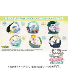 리멘트 포켓 몬스터 Circular diorama collection (1개) [컬렉션 토이]