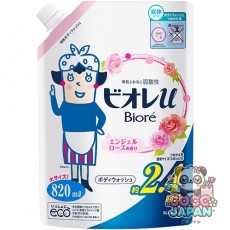 비오레 U 바디워시 프레시 u 바디 워시 엔젤 로즈의 향기 리필용 820ml [바디워시]