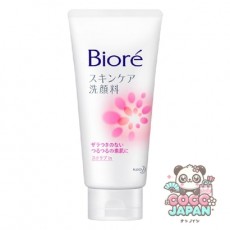 Biore 카오 비오레 스킨케어 클렌징폼 스크럽인 130g