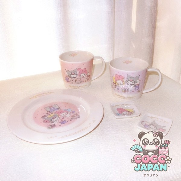 김정도기 산리오(SANRIO) 「마이 멜로디」 50주년 「크로미」 20주년 기념 쁘띠 작은 접시 각 작은 접시 약 5.5 cm