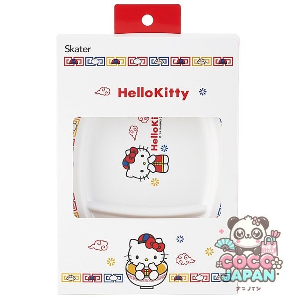 스케이터 멜라민 교자 접시 헬로 키티 MCH3