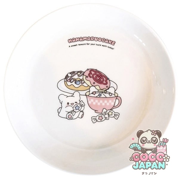 김정도기 산리오 (SANRIO) "하나 마루 귀신"접시 카레 접시 파스타 접시 약 20cm 파스텔 POP 318115