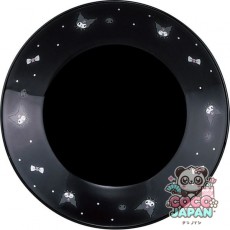 야마카 상점 산리오 (SANRIO) 접시 작은 접시 직경 약 13.5 × 2cm / 전자 레인지 대응 / Kuromi 크로미 도트 SAN182-257