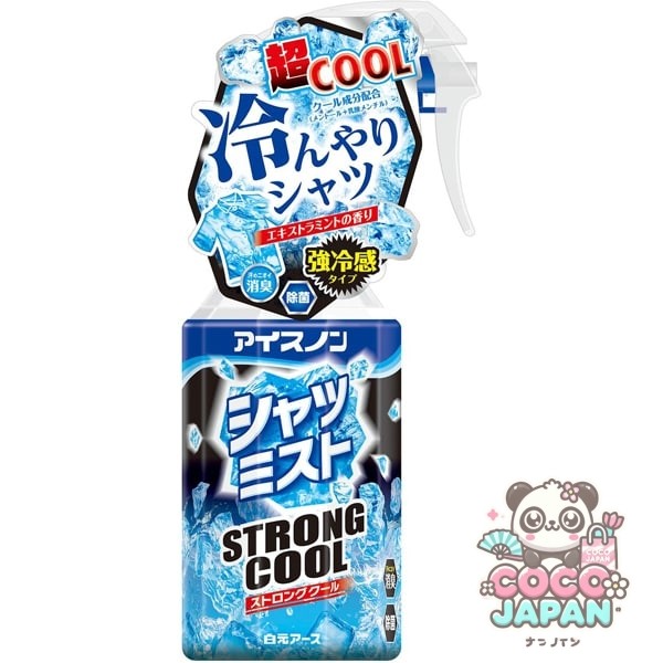 아이스논 셔츠미스트 스트롱쿨 엑스트라민트향 의류용 냉감 스프레이 300ml