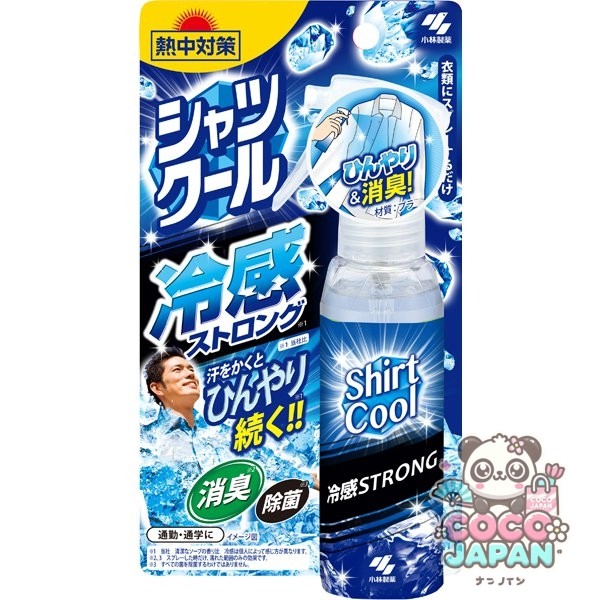 열중대책 셔츠쿨 냉감 스트롱 의류용 쿨링 스프레이 민트향 100ml