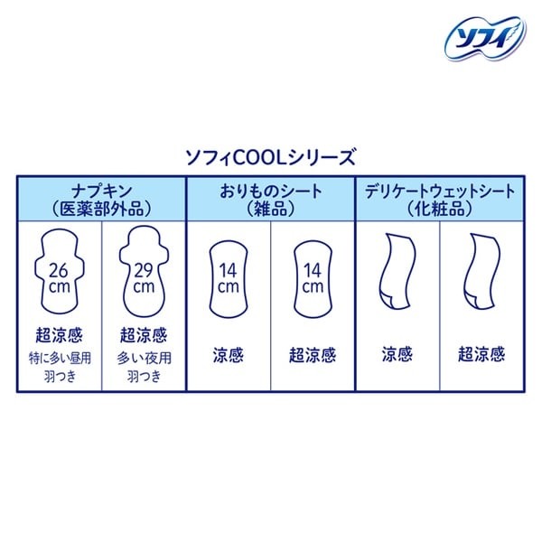 소피 쿨프레시 냉감 오리모노 시트 팬티라이너 50매