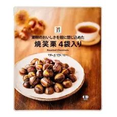 세븐일레븐 구이 밤 110g×4봉투 일본편의점