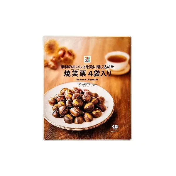 세븐일레븐 구이 밤 110g×4봉투 일본편의점