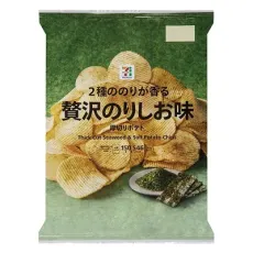 세븐일레븐 두껍게 자른 감자 사치 김 맛 150g 일본편의점