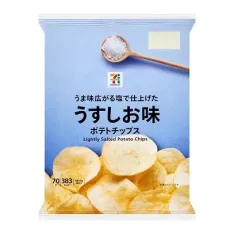 세븐일레븐 감자 칩 우스시 맛 70g 일본편의점