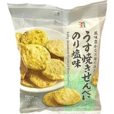 세븐일레븐 우스야키 센베이 김 짠맛 40g 일본편의점