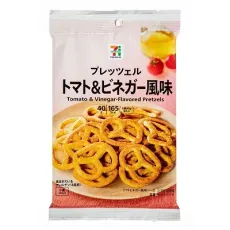 세븐일레븐 프레첼 토마토 & 식초 맛 일본편의점