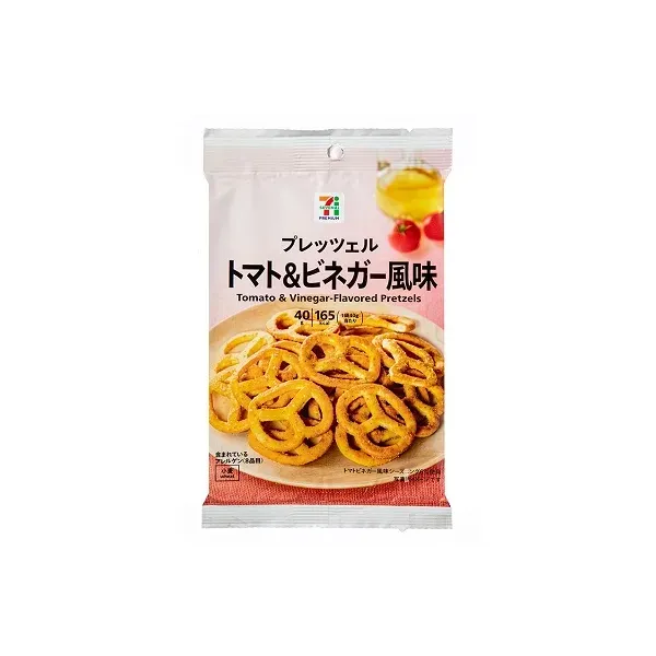 세븐일레븐 프레첼 토마토 & 식초 맛 일본편의점