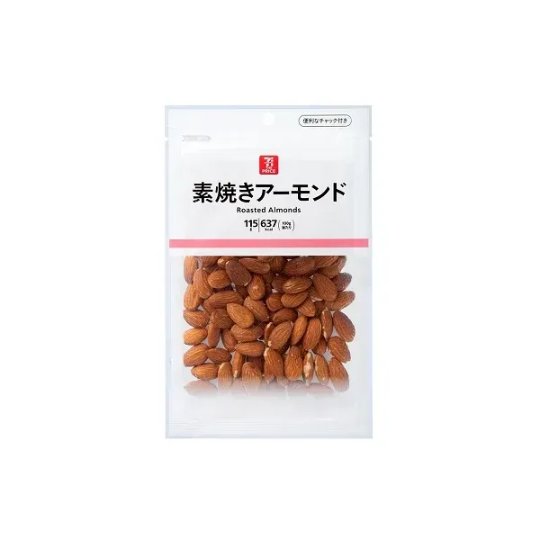 세븐일레븐 야키 아몬드 115g 일본편의점