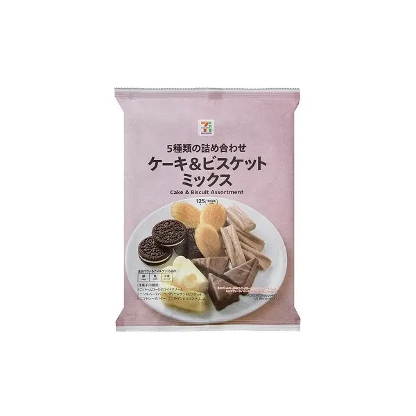 세븐일레븐 케이크 & 비스킷 믹스 125g 일본편의점