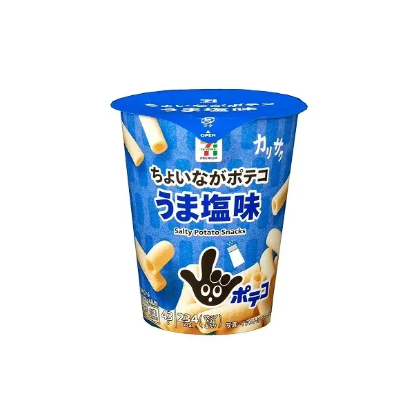 세븐일레븐 조나가 포테코 우마 짠맛 43g 일본편의점