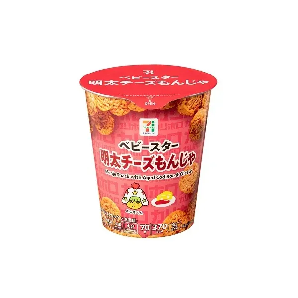 세븐일레븐 히토쿠치 명타 치즈 몬자 70g 일본편의점