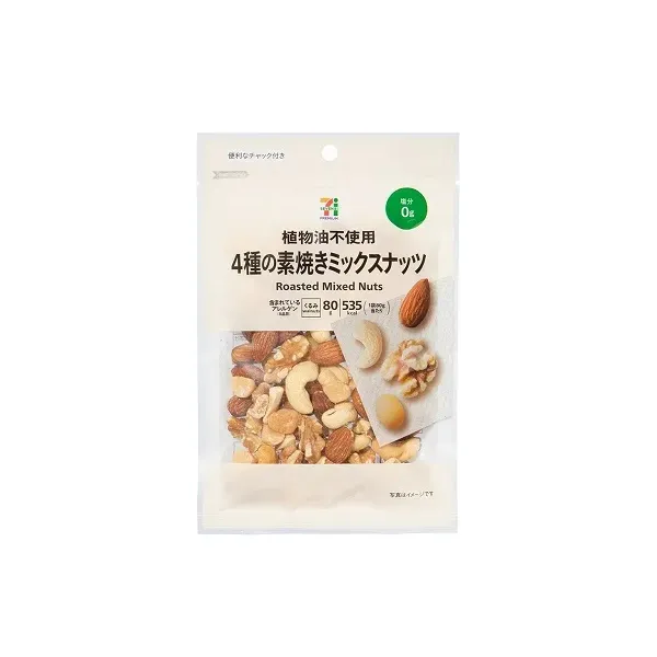 세븐일레븐 4종의 초밥 구이 믹스 너트 80g 일본편의점
