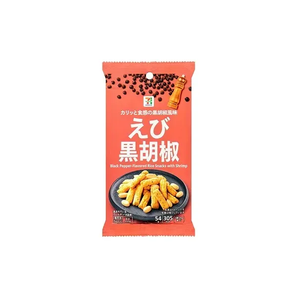 세븐일레븐 새우 검은 후추 54g 일본편의점