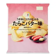 세븐일레븐 두꺼운 감자 타라코 버터 맛 135g 일본편의점