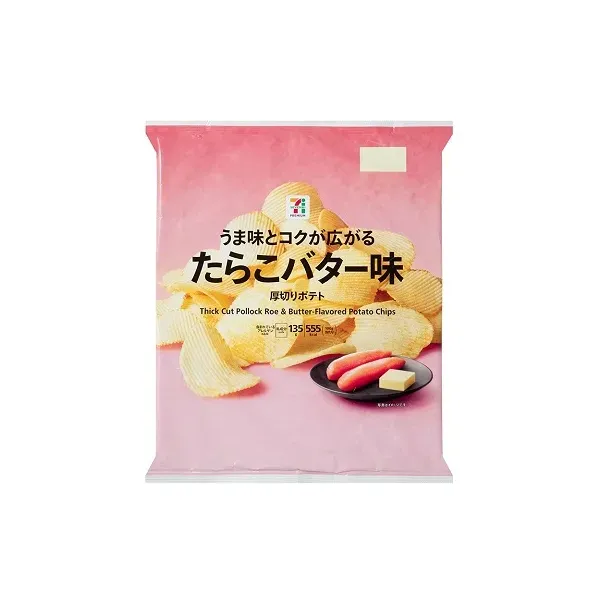 세븐일레븐 두꺼운 감자 타라코 버터 맛 135g 일본편의점
