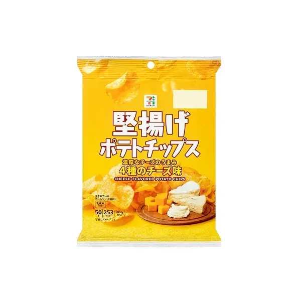 세븐일레븐 견튀김 감자칩 4종의 치즈맛 50g 일본편의점